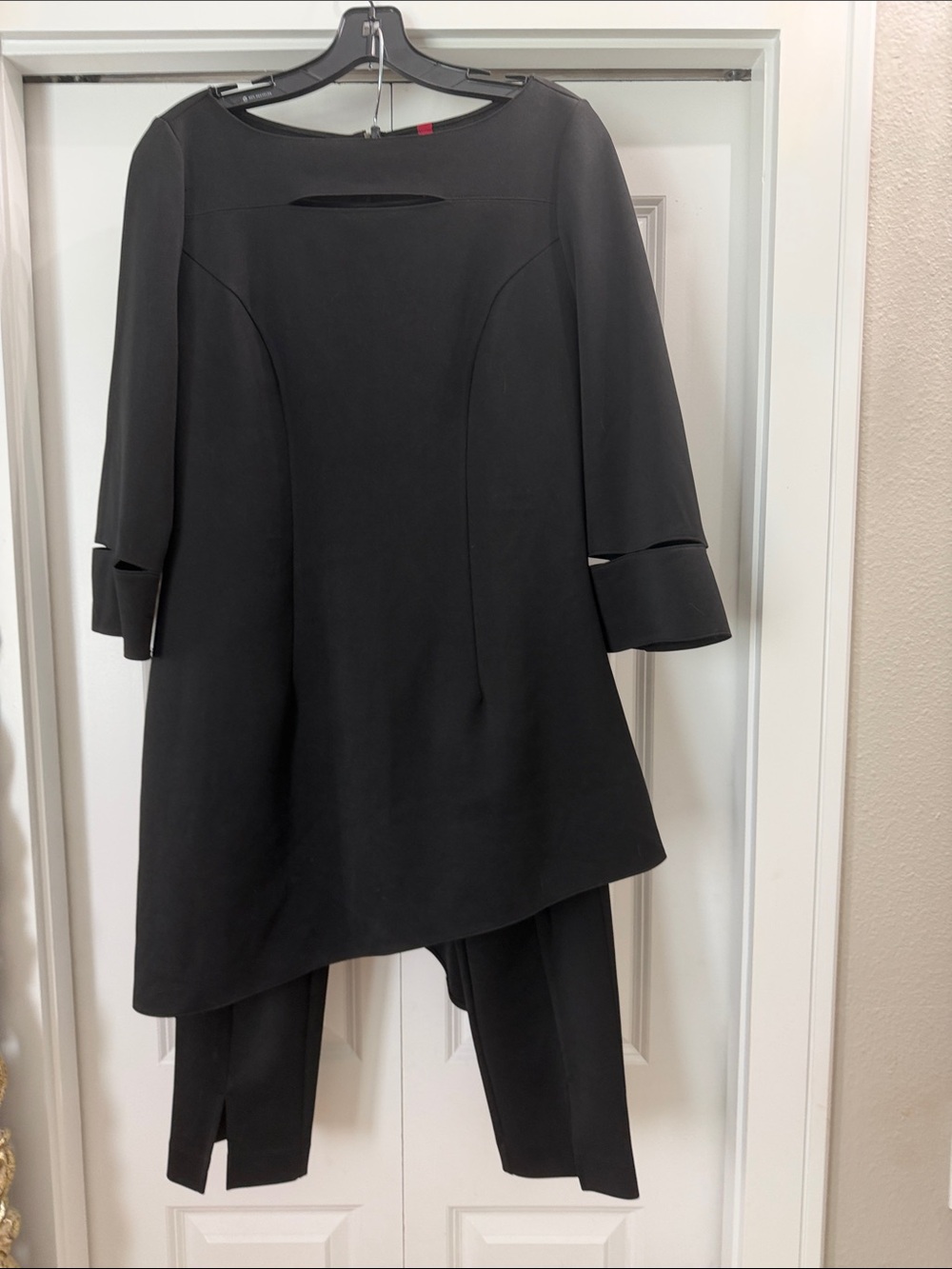 Black Two-Piece Tunic & Pants Set Boutique IC Collection-Modern, Stylish, Classy